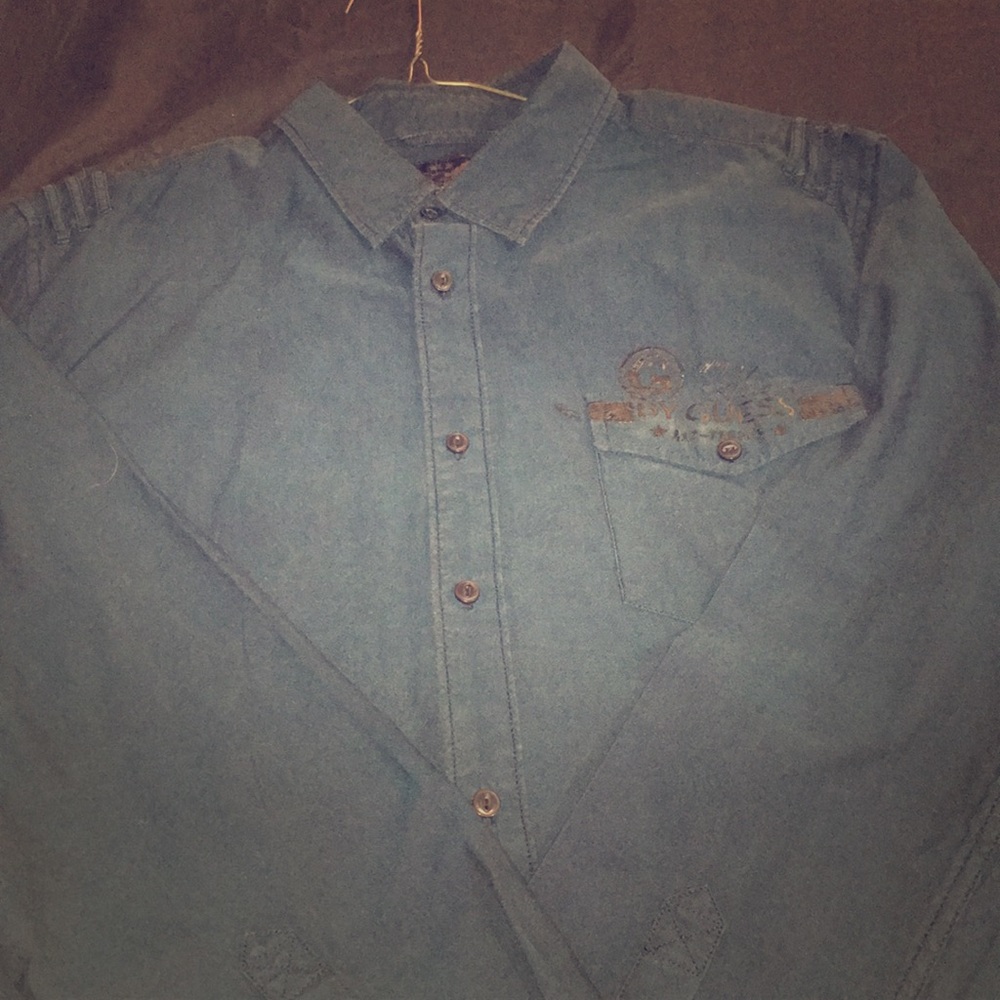G by guess Olive shirt